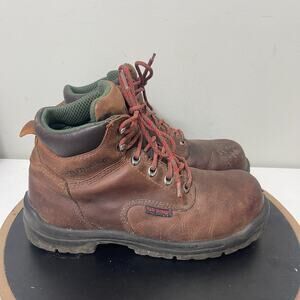 Red Wing Work Boots Men 8D‎ Steel Toe Leather ASTM F2413 Brown EH Safety Boots